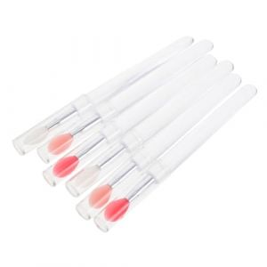 NIYANGLE 6pièces Applicateurs De Rouge à Silicone Portable Avec Brosse à Masque Hydratant Outil De Maquillage Pratique Pour Salon Et Usage Domestique (Telinei, neuf)