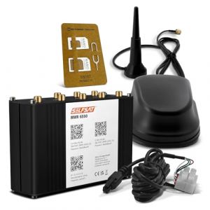 SELFSAT MWR 6550 5G Routeur Wi-Fi catégorie 20 WiFi 6 jusqu'à 3,4 Gbps avec antenne SELFSAT 5G Noir (HM-Sat-Shop, neuf)