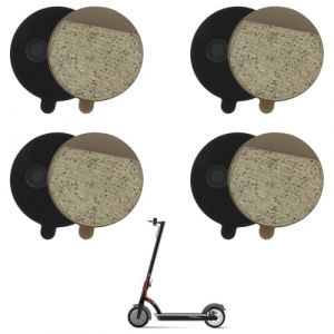 Jeu de 8 Plaquettes de Frein Semi-M&eacute;tal pour Trottinette &Eacute;lectrique et V&eacute;lo, Pi&egrave;ces de Rechange Frein &agrave; Disque, Compatible avec KUGOO M4 / M4 Pro, Soflow SO4 Pro Gen2, XiaoMi E-Scooter (JiaHeHe, neuf)