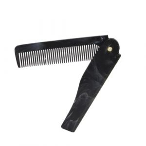 Peigne pliable pour coiffure, peigne à barbe, facile à nettoyer, brosse à barbe, outil de coiffage, brosse de coiffure, brosse à moustache, peigne à barbe pliable, peigne de coiffure pour homme (mMO, neuf)