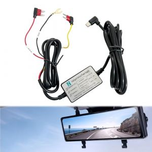 Dashcam Hardwire Kit USB C, 1 pi&egrave;ce Kit De C&acirc;blage Cam&eacute;ra pour Tableau Bord, Dash Cam Hardwire Kit, Kit De C&acirc;ble De Chargeur Dash Cam, Dashcam Auto Alimenter, Longueur de 3,5 m&egrave;tres, Noir. (AMAAL ABD LIMITED, neuf)