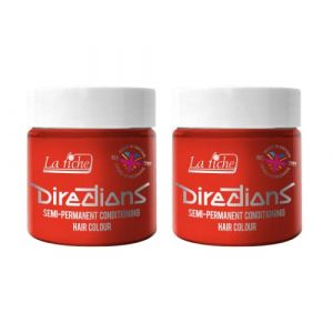 La Riche Directions Lot de 2 pots de coloration semi-permanente Rouge fluo 100 ml (Online Wellness Ltd, neuf)