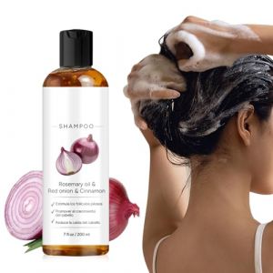 Shampooing &Eacute;paississant Capillaire, Soin Capillaire 20cl &Eacute;paississant et Nourissant &agrave; la Formule Naturelle, Lotion Revitalisante Racines et Longueurs, Pour Hommes et Femmes Cheveux Secs Ab&icirc;m&eacute;s Frisott (wensh, neuf)