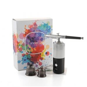 Airbrush-Kit und Wiederaufladbares Hand-Airbrush-Set, Kompressor 38PSI Kabelloses,Aérographe portable rechargeable pour le design des ongles et la décoration des gâteaux (prettylee, neuf)