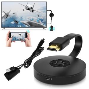 Dongle HDMI sans fil - Adaptateur HDMI sans fil Miracast - Dongle HDMI portable Miracast - Adaptateur d'affichage sans fil HD - Compatible avec Android/iOS/Mac/Windows, projecteur/TV/moniteur (Astronomy Sp. z o.o., neuf)