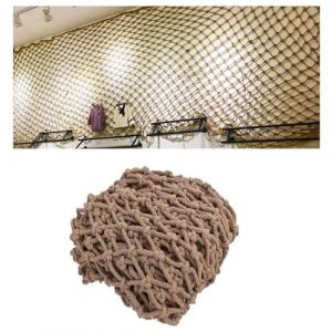 Filet de Corde de Chanvre, Filet de Protection, Filet de Corde Chanvre, Cl&ocirc;ture Ext&eacute;rieur, S&eacute;curit&eacute; Enfants Filet Anti-chute Balcon D'escalier, Filet de S&eacute;paration D&eacute;coratif(Size:1*10m(3*33ft)) (Lin Jia Pin Home, neuf)