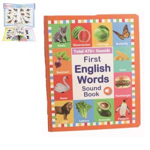 My First English Sound Toy, Fun Word Game, 300+ Words, 13 Themes, for Educational Language, School Education & Perfect Educational Gift, Speak and Spell (B) (Shumin, neuf)