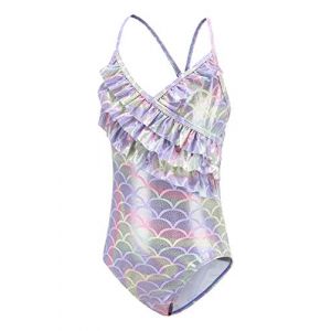 Aisyee Maillot de Bain Une pi&egrave;ce sir&egrave;ne Enfant Fille Plage Maillot de Bain hawa&iuml;en Maillot de Bain Fille 13 14 Ans (ZhouKe Maoyi, neuf)