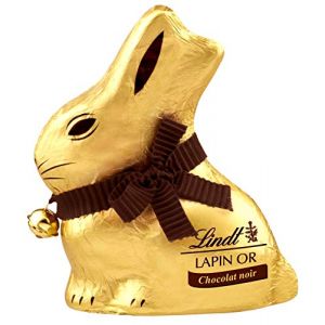 Lindt Grand Lapin Or au chocolat noir pour Pâques 200g (culture et vous95, neuf)