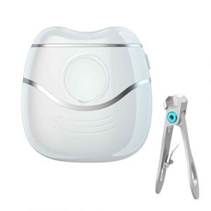 Coupe Ongle Electrique Lime A Ongle Electrique Lime Ongle Adulte Automatique Puissant Boîte De Rangement Pour Débris D'ongles Arrière Petite Et Légère Facile À Transporter (74x30x73mm,Silver) (naqishi, neuf)