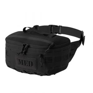 Sac banane Lysander MED &agrave; action directe, noir, Small, Classique (Emperion, neuf)