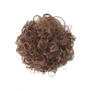 Cheveux naturels boucl&eacute;s en fibre synth&eacute;tique Draw String Bun Postiche Parfait pour les matins occup&eacute;s et les dates Accessoires de coiffure rapides Extension de cheveux pour femmes (huiouer, neuf)