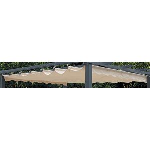 Salone Negozio Online Bâche de rechange pour pergola rétractable, 3 x 4 m, année 2017 (Inferramenta FR, neuf)