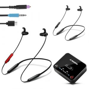 Avantree HT41866-Q - Casque TV sans Fil Duo pour Télévision, Double Bluetooth Écouteurs Tour de Cou, Autonomie 20h, Contrôle Volume, Plug n Play, Faible Latence (AvantreeDirect, neuf)