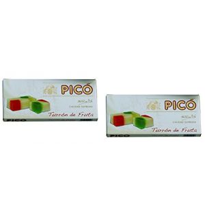 Picó - Le pack comprend 2 Turron de Fruta, Nougat mou aux Fruits - Qualité Supérieure - 200gr (Sans Gluten) - Produit Espagnol / Nougat Espagnol (Casa de Maria, neuf)