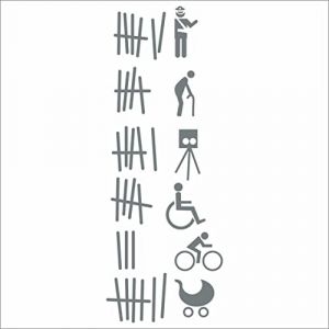 Autocollant Voiture - Ma liste de Victimes - 210x77 mm - Gris - Sticker pour Voiture Tuning - Résistant aux intempéries - Vinyle Durable - Facile à Coller - Accessoire déco Original (Jintora-Sales, neuf)