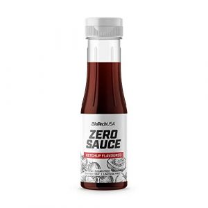 BioTechUSA Zero Sauce, Sauce avec des édulcorants sans sucre et sans matières grasses, 350 ml, Ketchup (BioTechUSA Official FR, neuf)