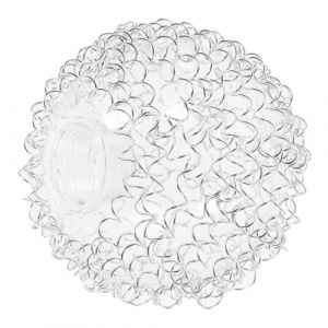 F Fityle Abat-Jour Rond en Verre G9, Installation Facile pour Lustre, Suspension, Diam&egrave;tre 10cm (Homegarden FR, neuf)