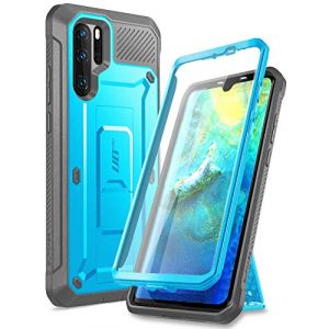 SUPCASE Coque Huawei P30 Pro, Coque Intégrale de Protection Robuste Anti-Choc avec Protecteur d'écran Intégré et Béquille [Unicorn Beetle Pro] pour Huawei P30 Pro 2019 6,47 Pouces (Bleu) (SUPCASE & i-Blason Store, neuf)