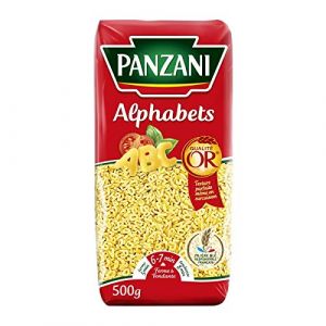 PANZANI - Pâtes À Potage Alphabets 500G - Lot De 4 (J&S France, neuf)