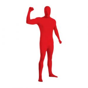 Generisch Combinaison de cosplay Zentai pour adulte - Combinaison intégrale - Orange - Costume pour fête, Halloween, Noël - Unisexe (MAIJIAZHIJUN, neuf)