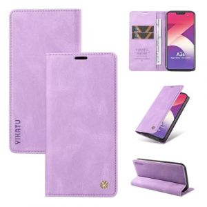 Ttianfa Compatible avec Sony Xperia 10 IV Coque Housse Cuir Multifonction Portefeuille Flip Magn&eacute;tique Fonction Support Anti-Choc Etui-Violet (Ttianfa, neuf)