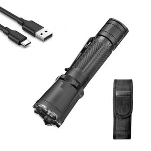 klarus XT11GT Pro Ultimate Control Control à double commutateur Lampe de poche tactique avec 3300 lumen, faisceau de 380 mètres, IPX8 imperméable pour le camping, la randonnée et les urgences (Klarus® EU Store, neuf)