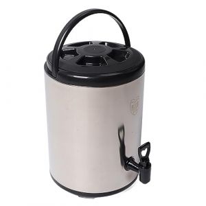 8 L Distributeur de Boissons Isol&eacute;, Carafe &agrave; Caf&eacute; Thermique Chaude et Froide Isol&eacute;e &agrave; Double Couche en Acier Inoxydable avec Robinet pour Th&eacute; Chaud, Caf&eacute;, Jus de Lait Froid (Hairolory, neuf)