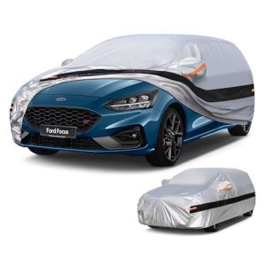 Holthly Bache Voiture Exterieur pour Ford Focus Hatchback(1999-2025) Housse Voiture &agrave; 10 Couche,Bache Voiture 100% Imperm&eacute;able,B&acirc;che Protection Voiture &eacute;cran Solaire,Protection UV,Anti Rayures. (Hangzhou Hanrong Trading Co., Ltd., neuf)