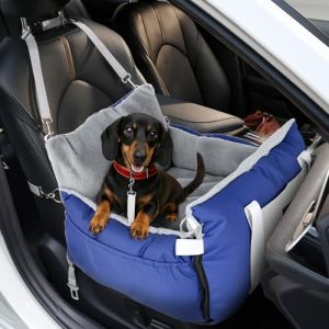 SIVEIS Si&egrave;ge auto 3 en 1 pour chien et lit de voyage pour petits chiens - Si&egrave;ge rehausseur portable avec zone de repos extensible, coussin rembourr&eacute; doux, pour si&egrave;ge avant ou arri&egrave;re, utilisation en (SIVEISEU, neuf)