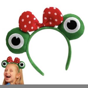 Bandeau Grenouille Bébé | Accessoire Soin Visage - Accessoires De Coiffure En Forme De Grenouille Pour Femmes Et Filles Bandeaux De Maquillage Pour Déguisement Halloween Et Noël (lifeno, neuf)