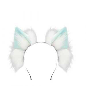 Serre-t&ecirc;te &Eacute;lastique Avec Oreilles De Loup R&eacute;aliste Bandeau Pliable Pour Femmes Adolescentes Filles Soir&eacute;es &Agrave; Th&egrave;me Tenue Quotidienne &Eacute;v&eacute;nement Anim&eacute; Cerceau D'oreille De Loup (dongguanshiyufenghanggzhongbiaoyouxiangongsi, neuf)