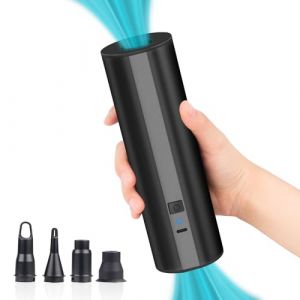 Gonfleur Electrique, 2×2000mAH Pompe Electrique Matelas Gonflable, Gonfleur Électrique Rechargeable pour Matelas, Kayak, Pompe à Air Électrique Portable avec 4 Buses (FULEJIA TECH, neuf)