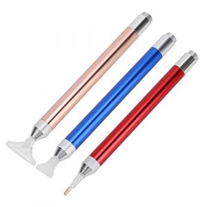 HEEPDD Ensemble de Stylos de Peinture Diamant Lumineux, Outil en Plastique pour les Amateurs d'art du Diamant, D&eacute;coration Quotidienne (Magwen-Z, neuf)