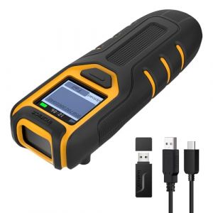 Inateck Lecteur Code Barre sans Fil 2D, Douchette Code Barre QR Bluetooth avec &Eacute;cran, 2,4 GHz et Filaire USB Portable, 2600 mAh, Scanette pour Tablette Phone Ordi Android iOS, avec APP et SDK, BCST-47 (inateck EU, neuf)