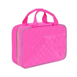 Trousse de Toilette Voyage Femme et Homme,Grande Capacit&eacute; Sac de Toilette Makeup Trousse de Maquillage Sac Cosm&eacute;tique Organisateur avec Crochet (Rose Grande Trousse de Maquillage, Grande) (ANPTER, neuf)