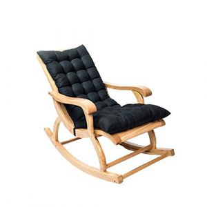 basku Coussin Chaise Longue Bain de Soleil Jardin, Coussin Transat Pliable avec Capuche Antid&eacute;rapante Comfort, Coussin de Fauteuil Epais Relax pour Balcon Terrasse Ext&eacute;rieur Int&eacute;rieur 120 * 50 * 12cm (lechushangmaobaihuo, neuf)