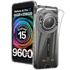 KUSINHOKA Coque pour Ulefone RugKing, [Antichoc] Transparent Silicone &Eacute;tui de Protection, [Anti-Rayures] Mince Souple TPU Case Housse pour Ulefone RugKing (DIMANY, neuf)