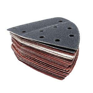 Lot de 30 feuilles abrasives en bois pour ponceuse multifonction Parkside PMS 160 A1 - LIDL IAN 346213 - Ponceuse manuelle multifonction (motodox GmbH, neuf)