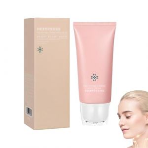 Neck Firming Cream Peptid Cr&egrave;me pour le cou raffermissement et r&eacute;duction des rides, roll-on massage cr&egrave;me pour le cou, hydratation intense, effet liftant et lissant les lignes fines du cou (OuMeiLe-EU, neuf)