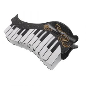 VICASKY Pince &agrave; Cheveux Musicale en Ac&eacute;tate Pince &agrave; Cheveux &Eacute;caille de Tortue Antid&eacute;rapante Barrette Fran&ccedil;aise D&eacute;corative de Note de Musique Accessoire L&eacute;ger pour Festivals et Coiffures (Belicious Helper, neuf)