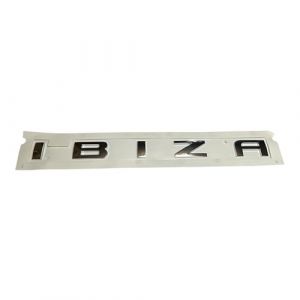 Seat 6L6853687739 Ibiza - Autocollant pour hayon - Emblème chromé (✈ Espectronix®-Original parts♻, neuf)