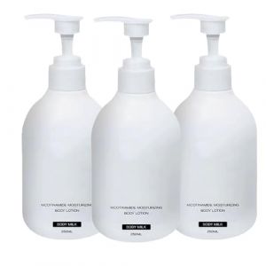 Lotion corporelle éclaircissante originale à la niacinamide - Lotion corporelle éclaircissante de Corée, hydratation intense pour les taches brunes et le teint terne, tous types de peau (3Pcs) (rulanbaihuolingshouyouxiangongsi, neuf)