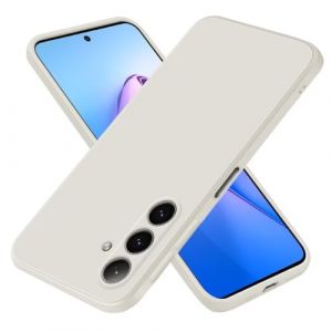 EASSGU Coque pour Samsung Galaxy S24 (6.2" inches), &Eacute;tui en Silicone TPU Souple - Blanc Antique (EASSGU, neuf)
