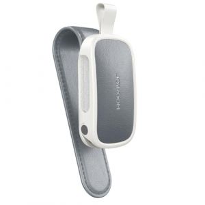 JOYROOM Porte Lunettes pour Voiture, 2026 Magn&eacute;tique Support Lunette Voiture, Universel Porte Lunettes de Soleil Auto en Cuir, Clip Lunettes De Soleil Compatible avec Tous Types de Lunettes (Gris) (XLH Tech, neuf)