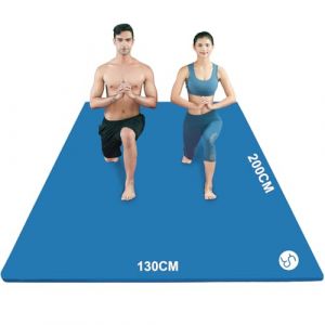 RYTMAT Tapis de Sport Epais 200 ×130 ×1.5cm NBR Tapis Yoga XXL Tapis de Gym Grande Largeur Tapis Pilates Fitness Exercice Gymnastique Sol (RYTMAT YOGA, neuf)