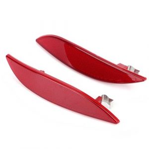 Réflecteur de pare-chocs arrière, catadioptre bandes de réflecteur de pare-chocs arrière gauche et droite 265600004R convient catadioptre pour MEGANE MK3 2008 2013 (Liaowev, neuf)