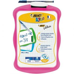 Bic Ardoise Ergo Velleda Surface effaçable à sec Lot de 2 Coloris Assortis (ENVOI RAPIDE 24h/48h, neuf)