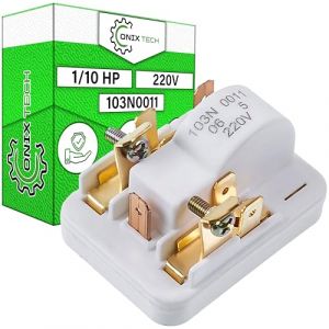 Relais 220V 50/60Hz de Protection du Moteur Compresseur pour Refrigerateur avec le Code Original 103N0011 pour Danfoss - Connexion 3+1 Contact - Garantie de 5 Ans - ONIX TECH (ONIX TECH, neuf)