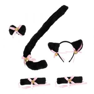 Beavorty Queue De Chat Fourrure Serre-t&ecirc;te Oreilles Animal Accessoires D&eacute;guisement Chat Pour D&eacute;corations De F&ecirc;te Raffin&eacute;es Costume Animal (T Innovation&middot;HX, neuf)
